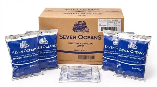 Cover van Seven Oceans 72 uur drinkwaterpakket, 6 liter